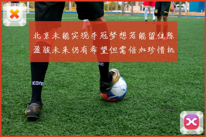 北京未能实现夺冠梦想若能留住陈盈骏未来仍有希望但需倍加珍惜机会
